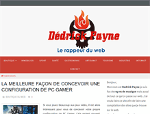 Tablet Screenshot of dedrickpayne.com